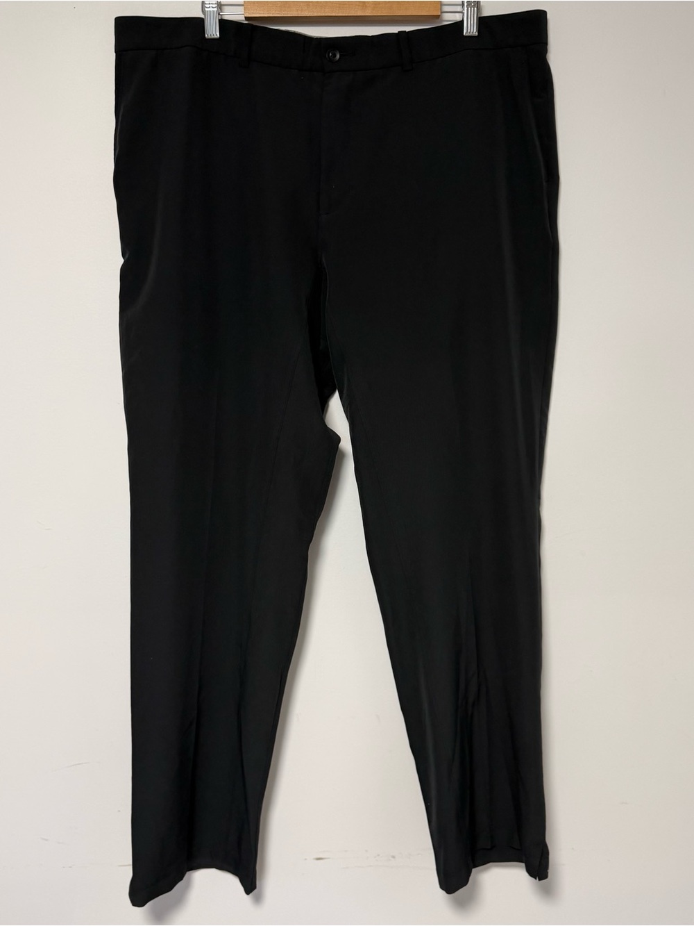 Nike Nike Dri-Fit Golf Pants – Men's 40x32 – Black Flat Front Trousers